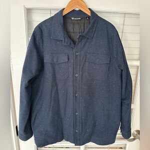 Travis Mathew Shirt Jacket in Navy